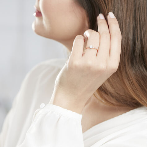 Bague Dream Or Rose Diamant - Bagues Solitaire Femme | Marc Orian