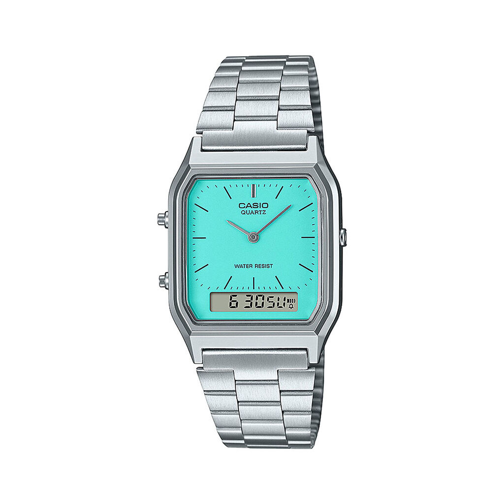 Montre Casio Collection Vintage Turquoise - Montres &eacute;tanches Homme | Marc Orian