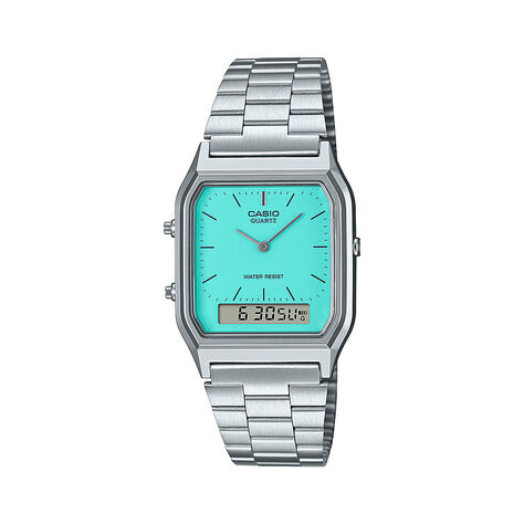 Montre Casio Collection Vintage Turquoise - Montres &eacute;tanches Homme | Marc Orian