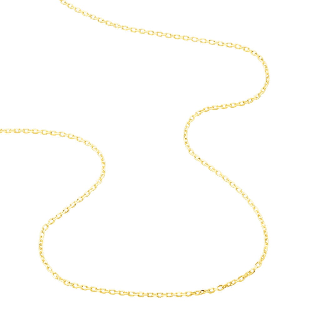 Chaîne Igoa Maille Forçat Diamantee Or Jaune - Chaines Unisex | Marc Orian