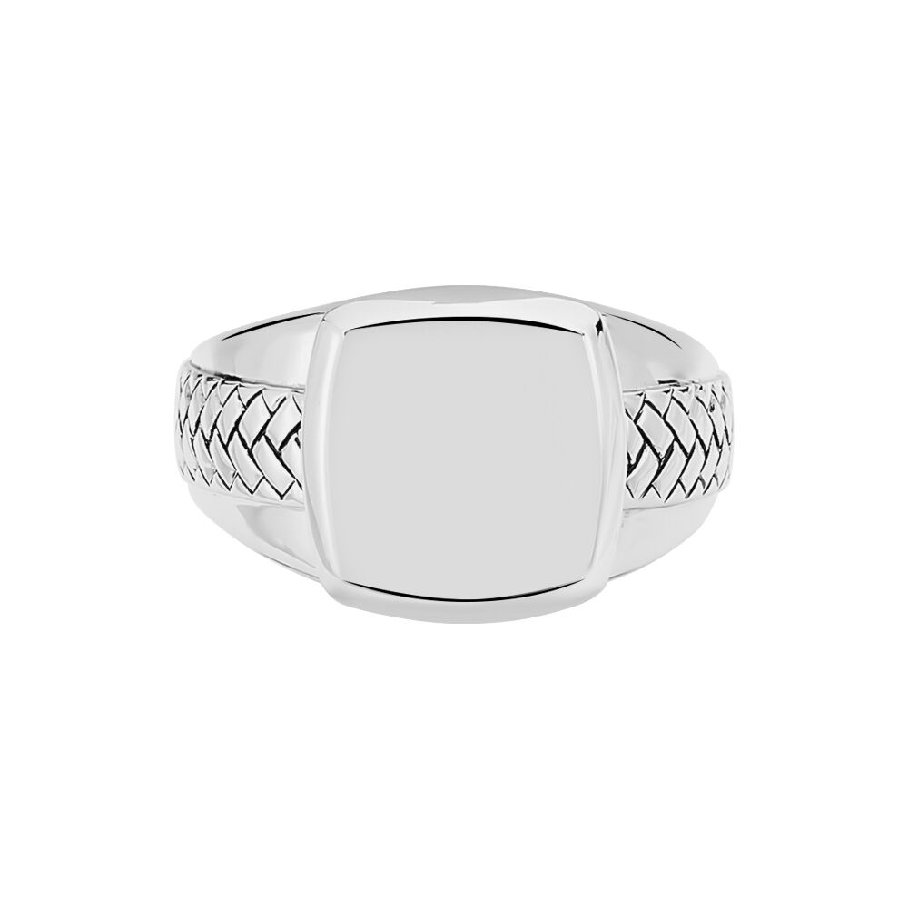 Bague Argent Blanc - Bagues Homme | Marc Orian