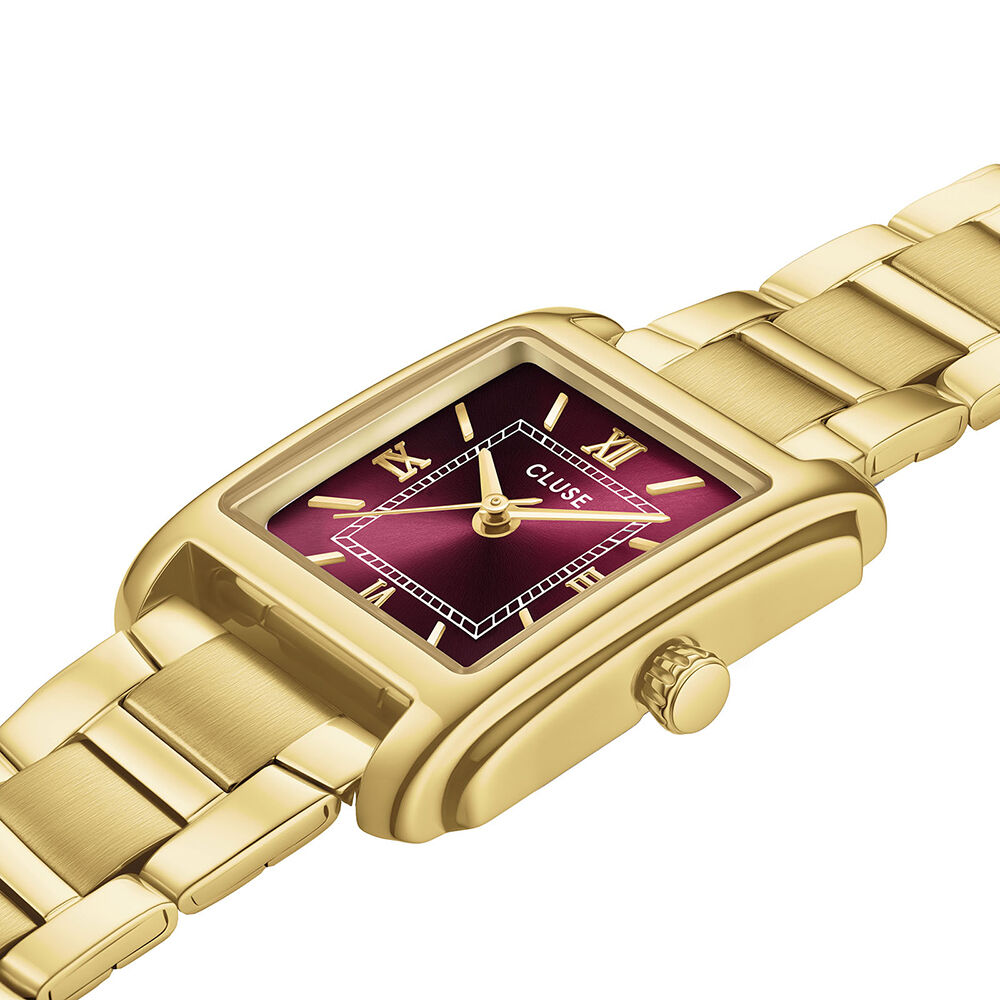 Montre Cluse Angl&eacute;e Bordeaux - Montres &eacute;tanches Femme | Marc Orian