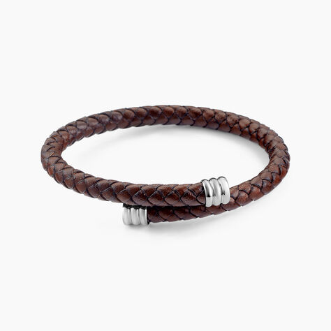 Bracelet Cuir De Vache Marron - Bracelets cuir Homme | Marc Orian