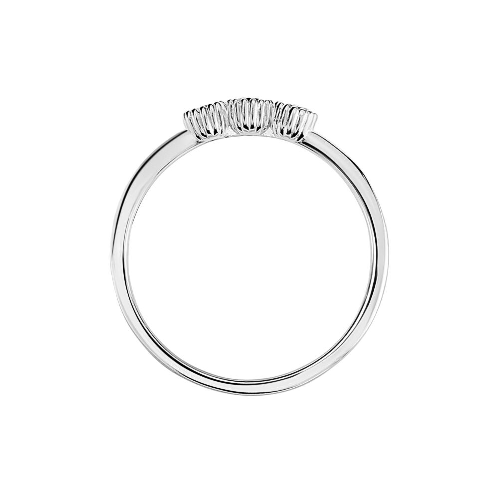 Bague Kasey Argent Blanc Oxyde De Zirconium - Bijoux fantaisie Femme | Marc Orian