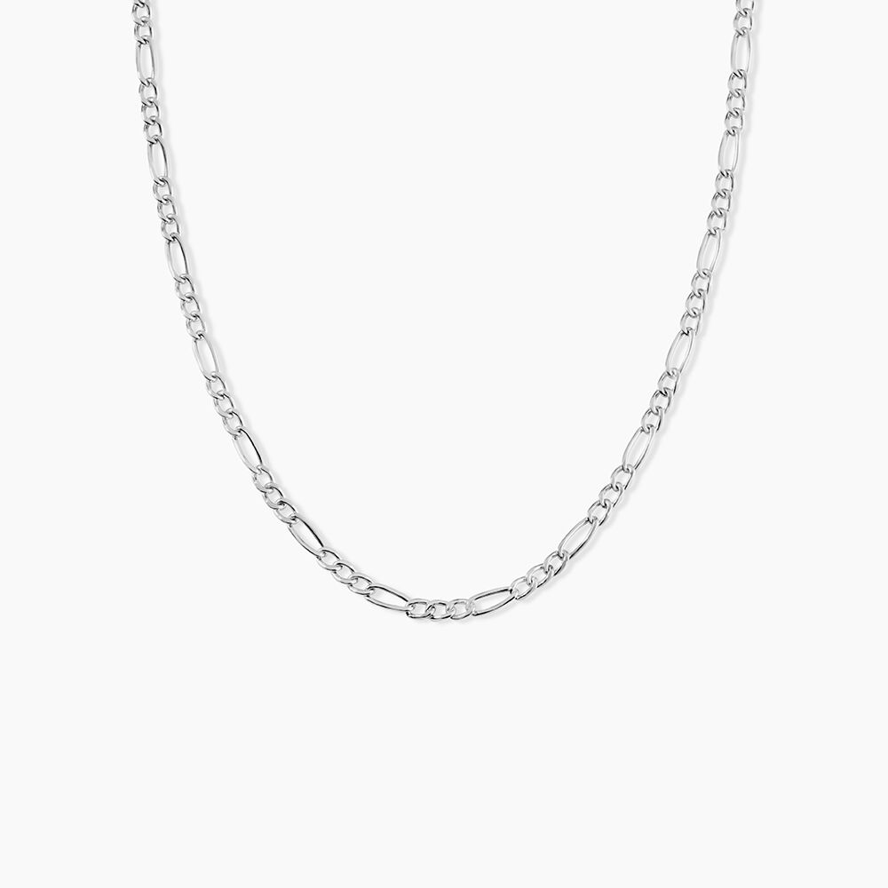 Cha&icirc;ne Cameo Maille Alternee 1/3 Or Blanc - Chaines Femme | Marc Orian