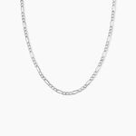 Cha&icirc;ne Cameo Maille Alternee 1/3 Or Blanc - Chaines Femme | Marc Orian
