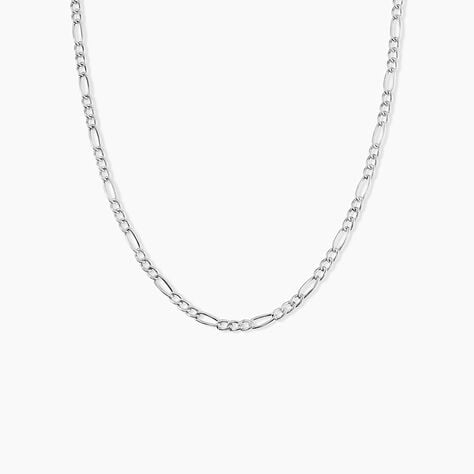 Cha&icirc;ne Cameo Maille Alternee 1/3 Or Blanc - Chaines Femme | Marc Orian