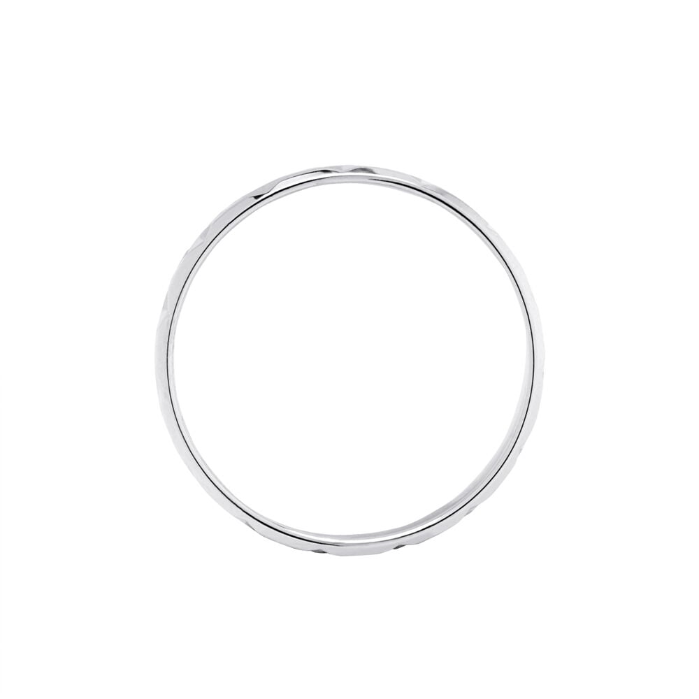 Alliance Fantaisie Ruban Plat Or Blanc - Alliances personnalis&eacute;es Famille | Marc Orian