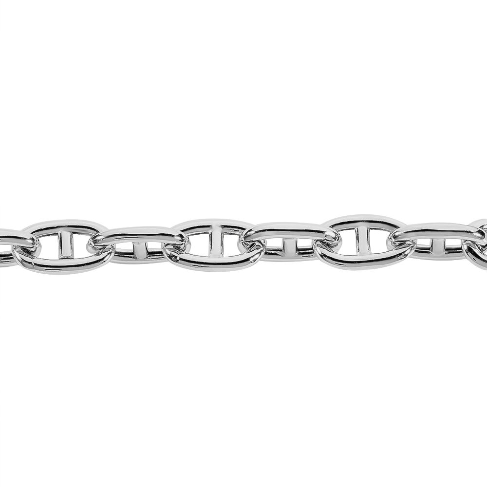Bracelet Nazima Maille Marine Argent Blanc - Bracelets chaînes Femme | Marc Orian