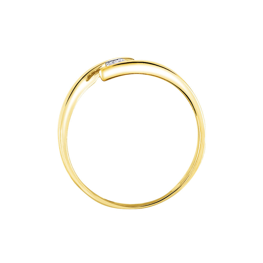 Bague Nolah Or Jaune Diamant - Parures de mariage Femme | Marc Orian