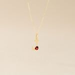 Pendentif Helidie Coccinelle Lettre Or Jaune - Pendentifs Enfant | Marc Orian