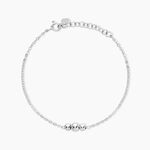 Bracelet China Argent Blanc - Bracelets fantaisie Femme | Marc Orian