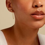 Boucles D'Oreilles Pendantes Poem Argent Jaune P&eacute;ridot - Pendantes Femme | Marc Orian