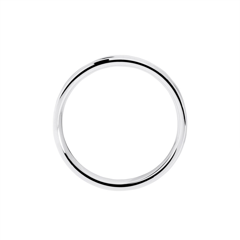 Alliance Juni Or Blanc Diamant - Alliances duo Unisex | Marc Orian