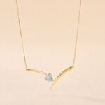 Collier Renaldine Or Jaune Topaze - Colliers avec pierres Femme | Marc Orian