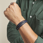 Bracelet Jourdan Homme Byron Acier Argente - Bracelets cuir Homme | Marc Orian
