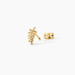 Boucles D'Oreilles Puces Eudia Argent Dor&eacute; A L'Or 750/1000 - Puces Femme | Marc Orian