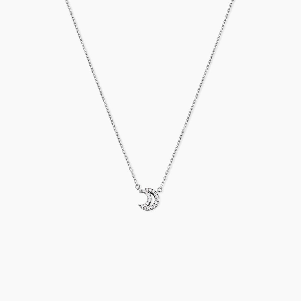 Collier Philine Argent Blanc Oxyde De Zirconium - Colliers avec pierres Femme | Marc Orian
