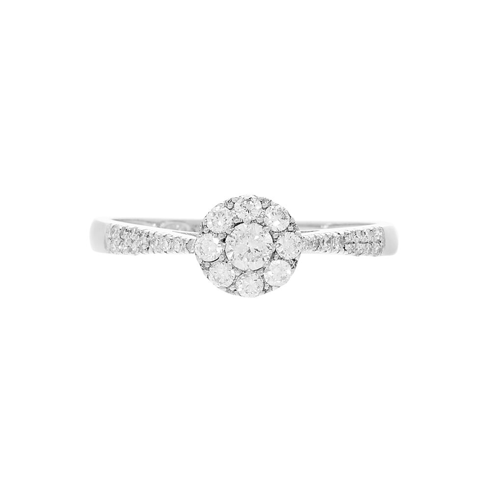 Bague Neptune Or Blanc Diamant - Bagues pierres précieuses Femme | Marc Orian