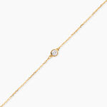 Bracelet Barabal Or Jaune Oxyde De Zirconium - Bracelets cha&icirc;nes Femme | Marc Orian