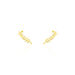 Boucles D'oreilles Grimpantes Eponine Plume Or Jaune - Piercings d'oreilles Femme | Marc Orian