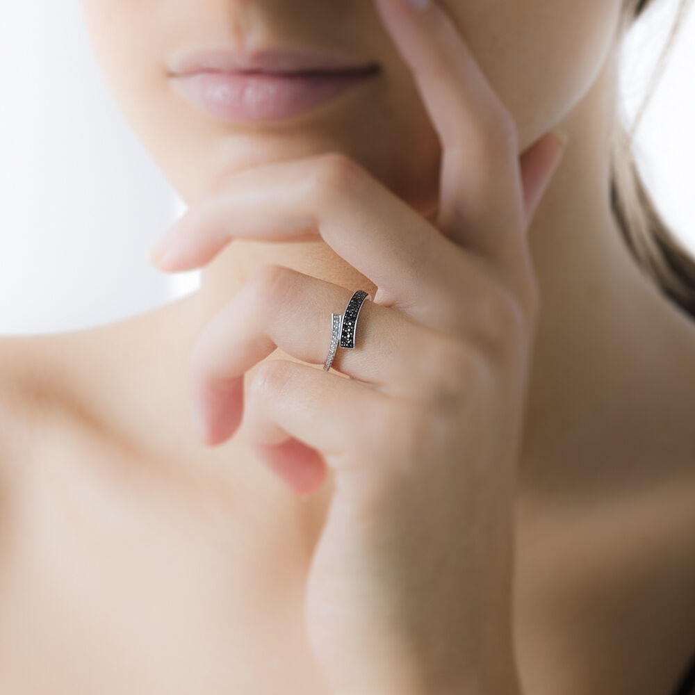 Bague Amelie Or Blanc Diamant - Bagues pierres précieuses Femme | Marc Orian