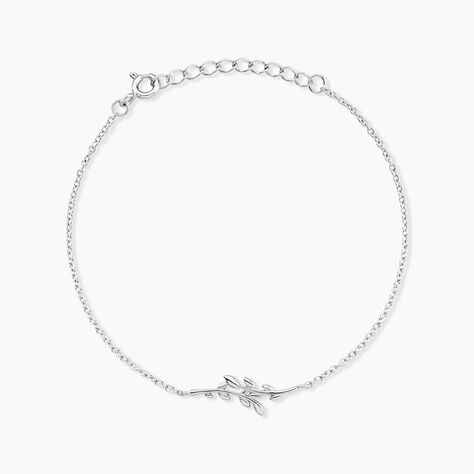 Bracelet Abelina Argent Blanc - Bracelets fantaisie Femme | Marc Orian