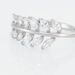 Bague Argent Blanc Cristobal Feuille Oxydes De Zirconium - Bijoux fantaisie Femme | Marc Orian