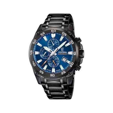 Montre Festina Timeless Chrono 47 Bleu - Montres &eacute;tanches Homme | Marc Orian