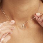 Collier Mariabella Or Bicolore Diamant Blanc - Colliers avec pierres Femme | Marc Orian