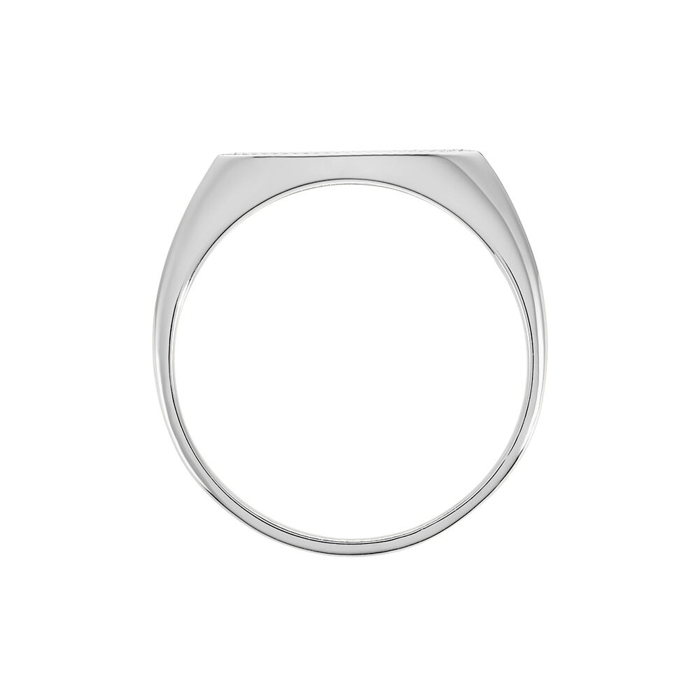 Bague Lilibeth Argent Blanc - Bijoux personnalisés Femme | Marc Orian