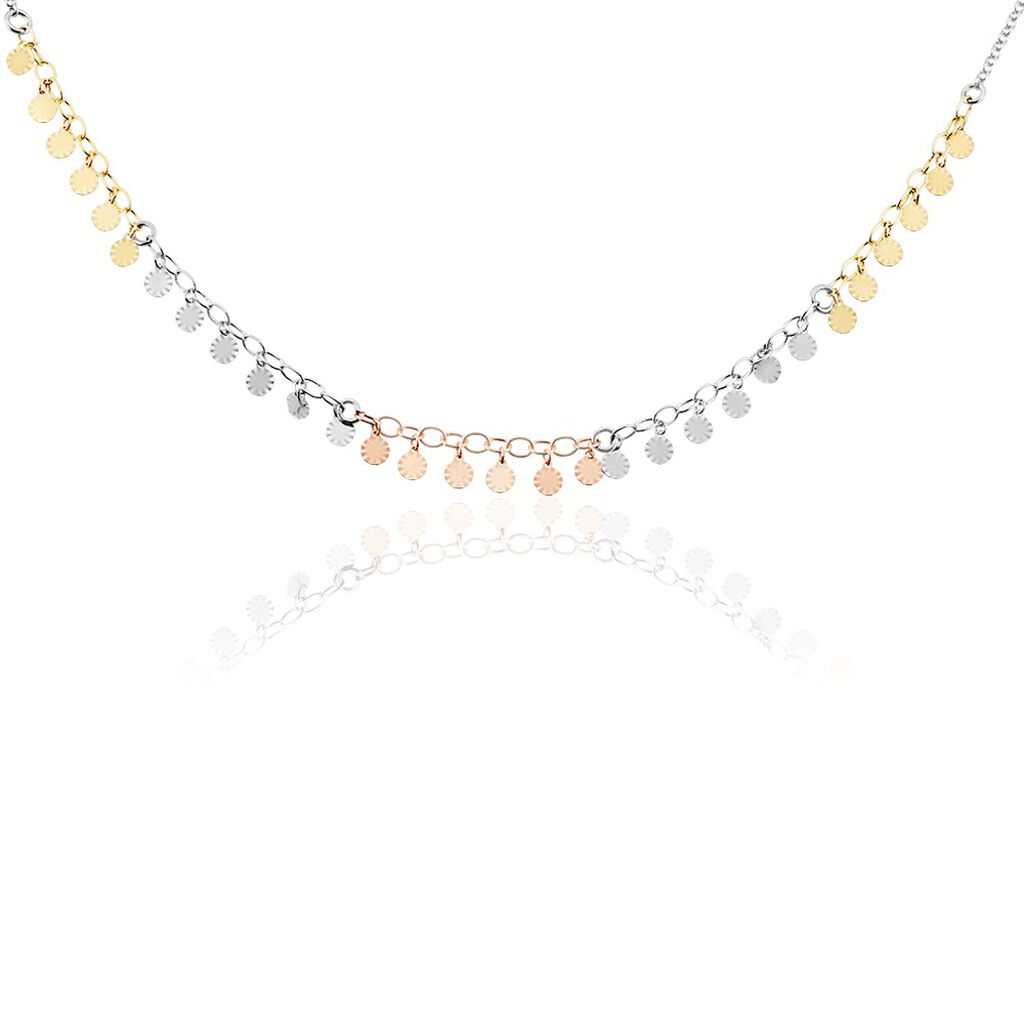 Collier Argent Tricolore Bop - Colliers fantaisie Femme | Marc Orian