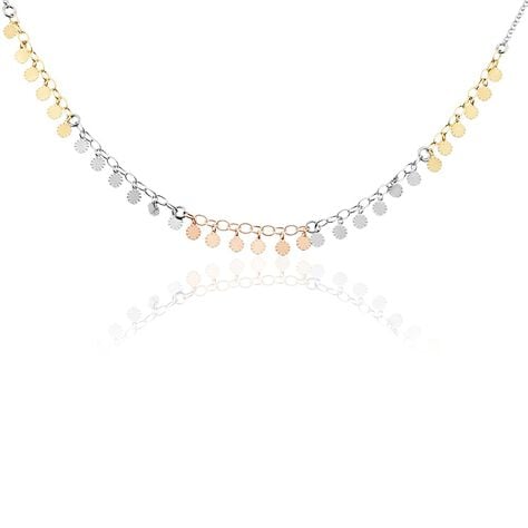 Collier Argent Tricolore Bop - Colliers fantaisie Femme | Marc Orian