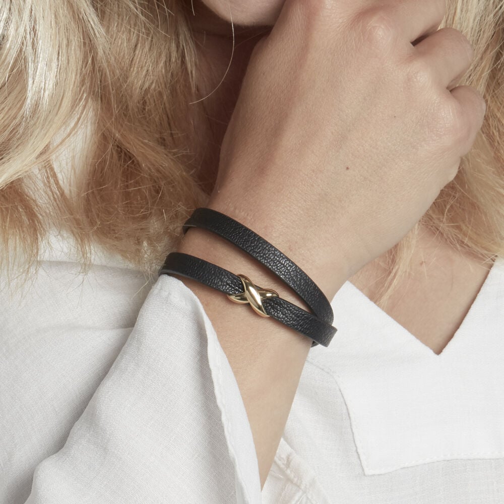 Bracelet Laetus Acier Jaune - Bracelets cuir Femme | Marc Orian