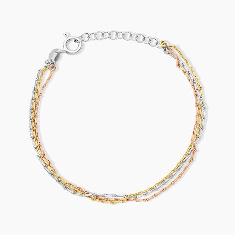 Bracelet Ylsa Argent Tricolore - Bracelets fantaisie Femme | Marc Orian
