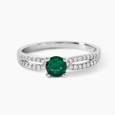 Bague Solitea Argent Blanc Oxyde De Zirconium - Bijoux fantaisie Femme | Marc Orian