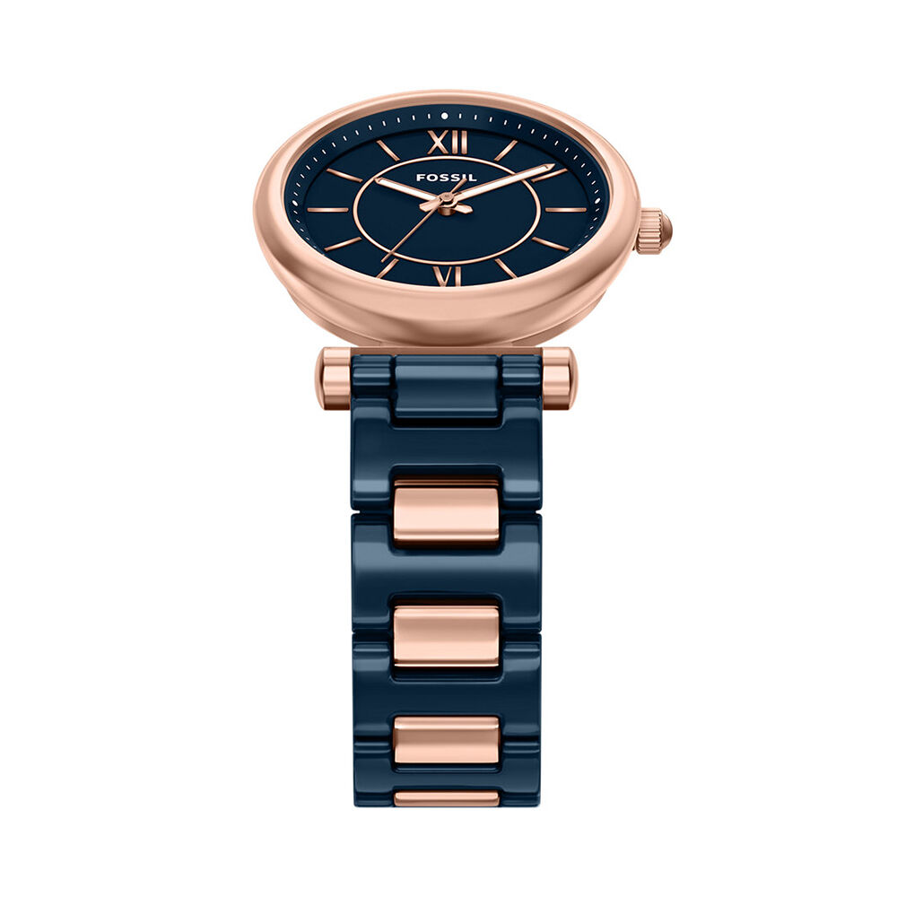 Montre Fossil Carlie 38 Bleu - Montres &eacute;tanches Femme | Marc Orian