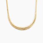 Collier Or Jaune Izel Maille Anglaise - Chaines Femme | Marc Orian