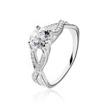 Bague Solitaire Maddy Argent Blanc Oxyde De Zirconium - Bijoux fantaisie Femme | Marc Orian