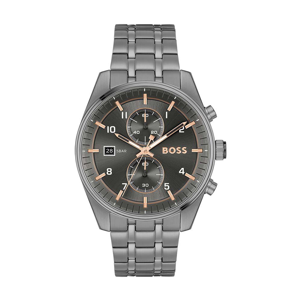Montre Boss Skytraveller Gris - Montres étanches Homme | Marc Orian
