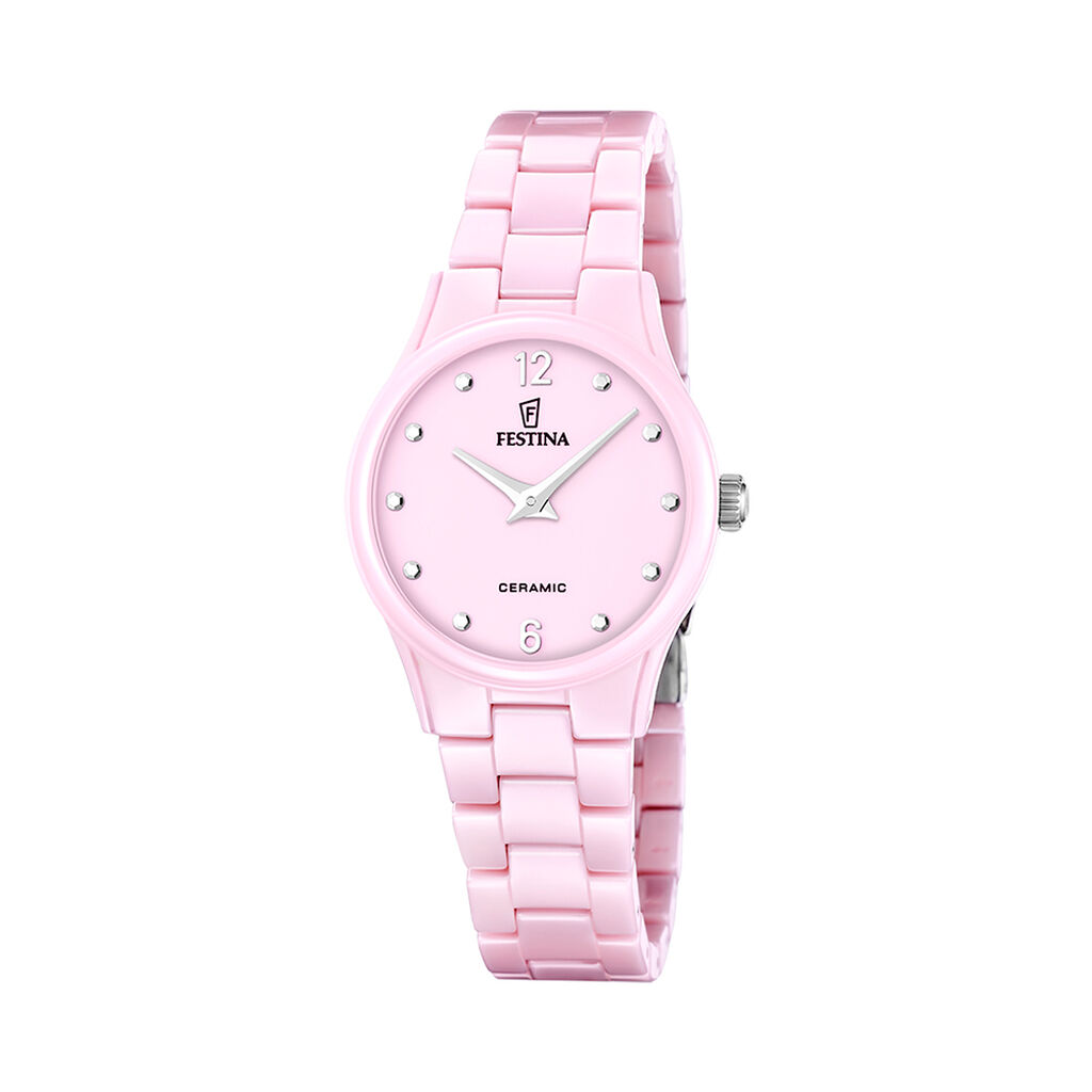 Montre Festina Ceramic 31 Rose - Montres &eacute;tanches Femme | Marc Orian