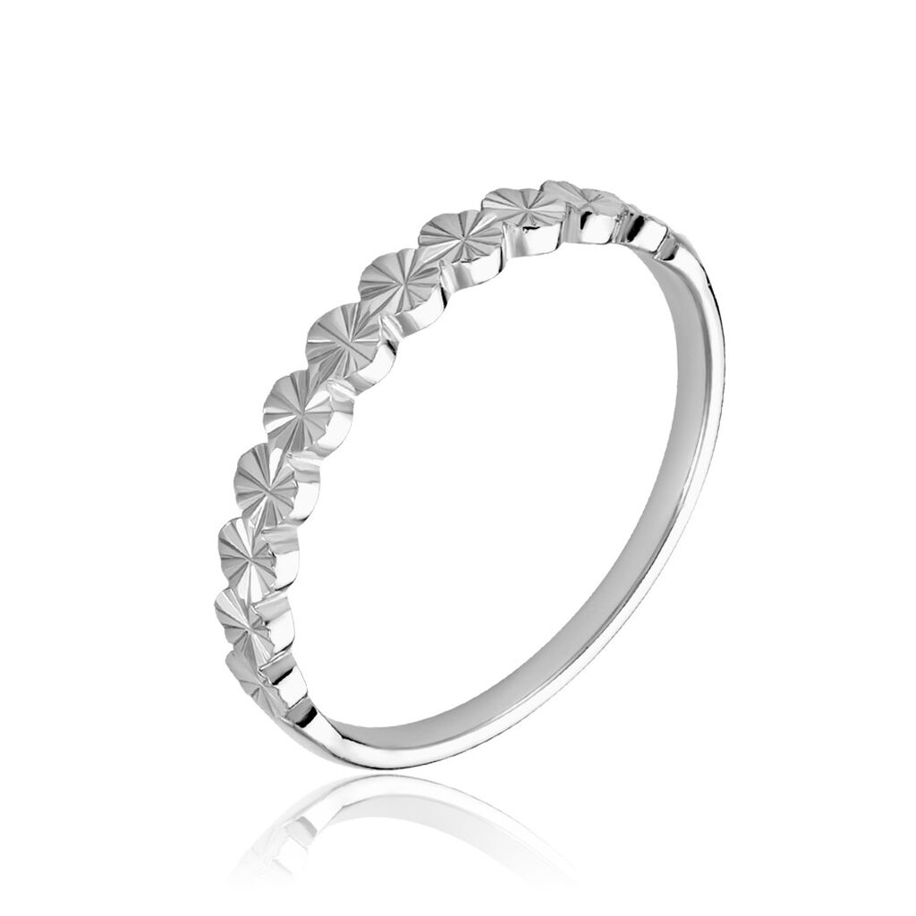 Bague Lilibeth Argent Blanc - Bagues Femme | Marc Orian