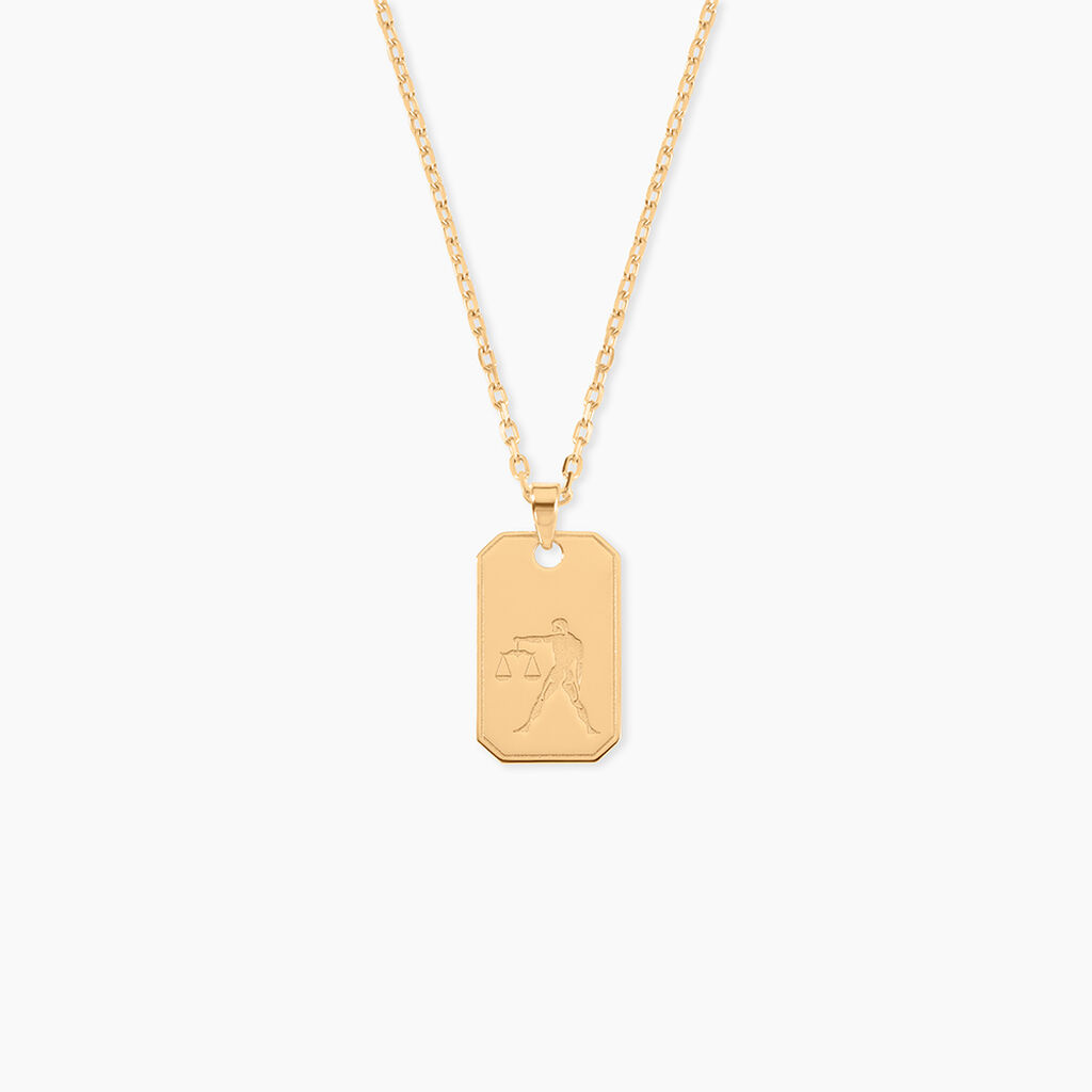 Collier Plaqu&eacute; Or Quintien - Colliers ete Homme | Marc Orian
