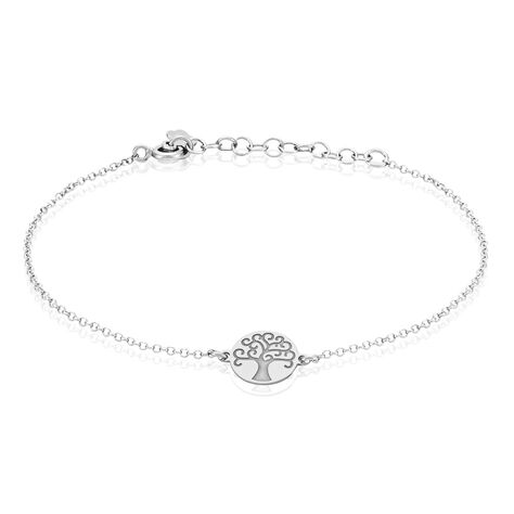 Bracelet Steenie Argent Blanc - Bracelets chaînes Femme | Marc Orian