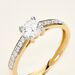 Solitaire Sosanna Ld Or Jaune Diamant Synthetique Blanc - Parures de mariage Femme | Marc Orian