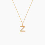 Pendentif Lettre Z Or Jaune Oxyde - Pendentifs Famille | Marc Orian