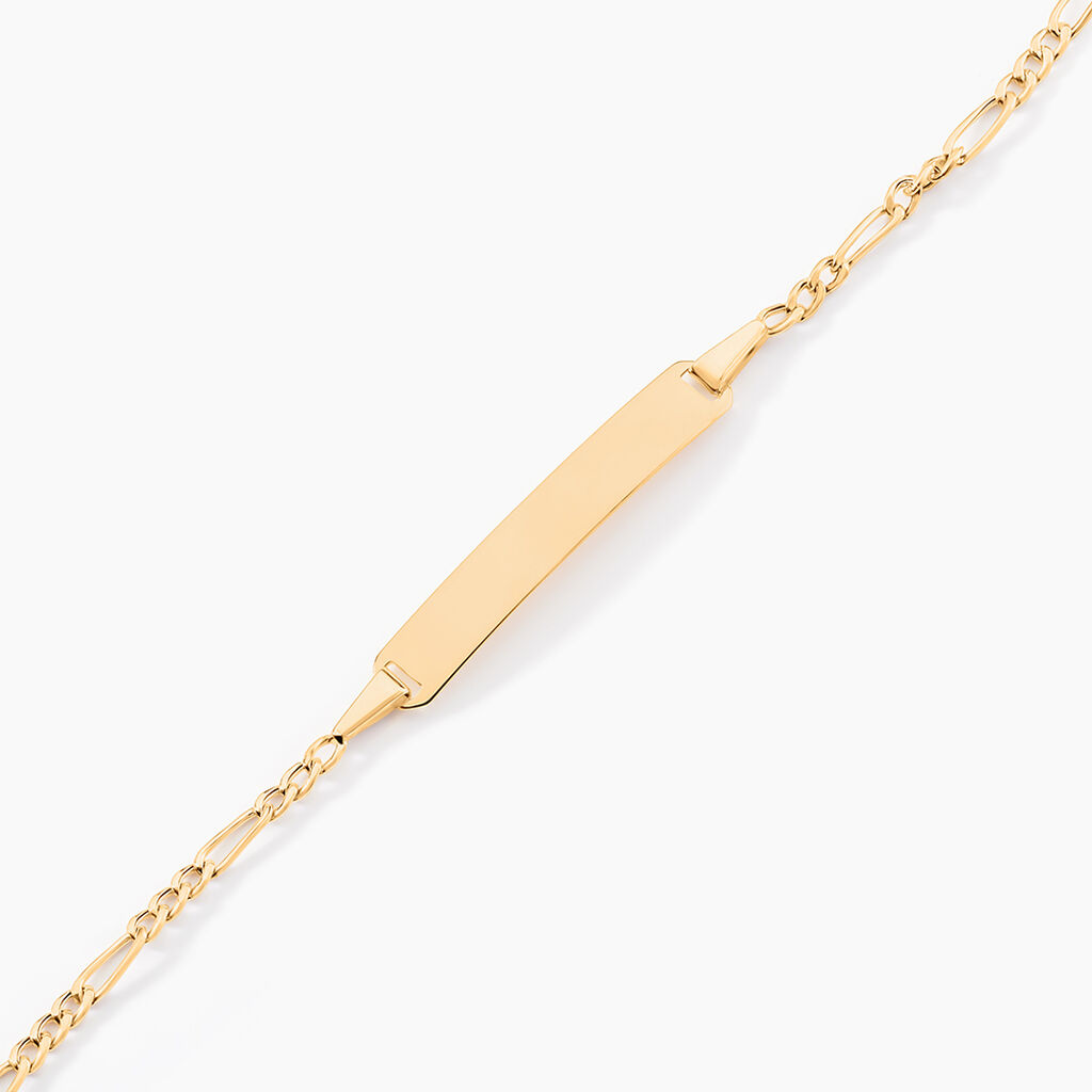 Bracelet Identité Bébé Or Jaune - Gourmettes Enfant | Marc Orian