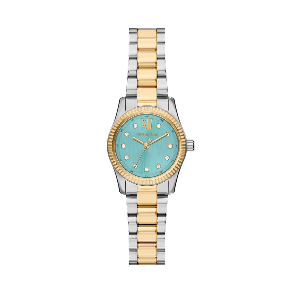 Montre Michael Kors Petite Lexington Turquoise - Montres &eacute;tanches Femme | Marc Orian