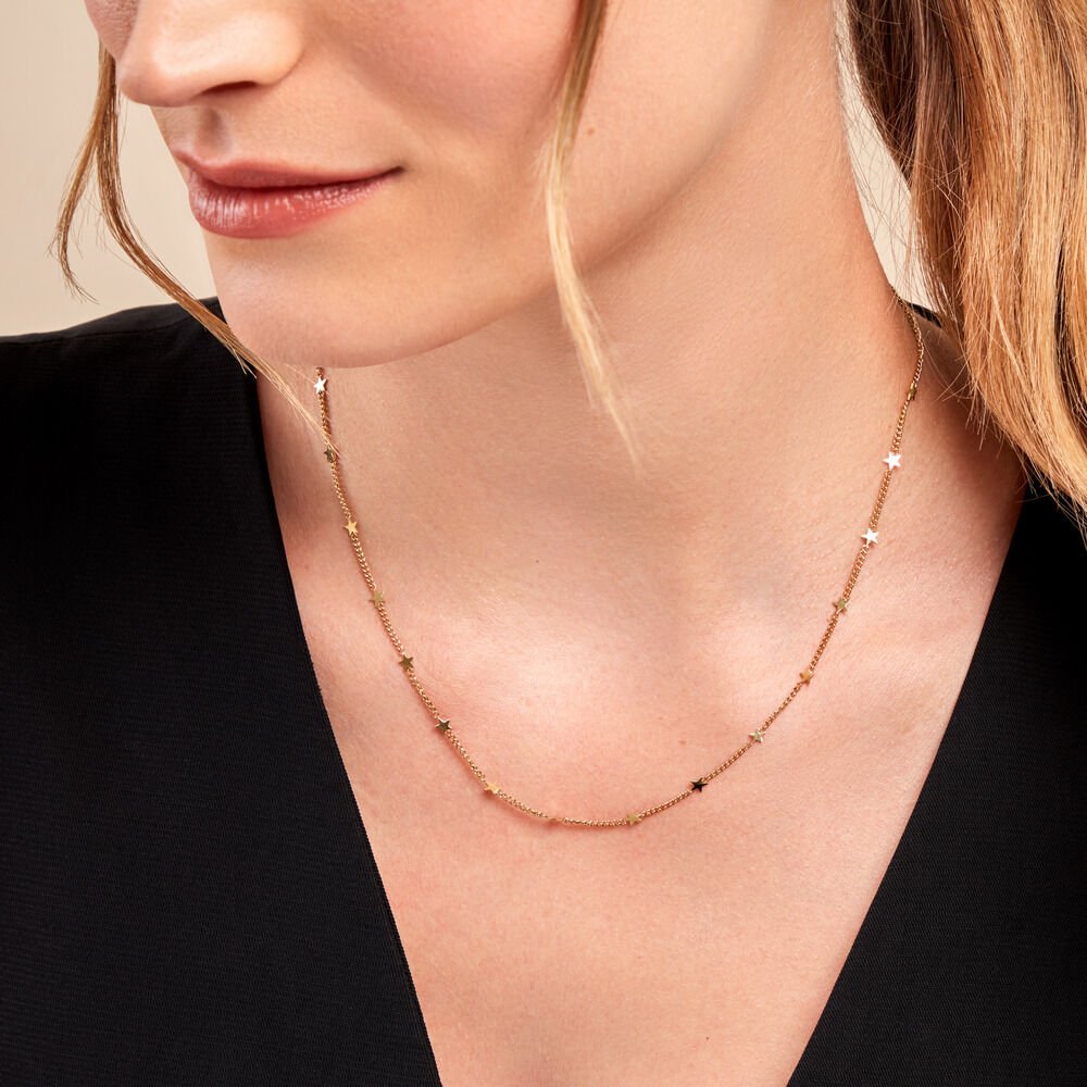Collier Eva Acier Jaune - Colliers ete Femme | Marc Orian