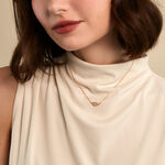 Collier Valentyne Plaque Or Jaune Oxyde De Zirconium - Colliers avec pierres Femme | Marc Orian